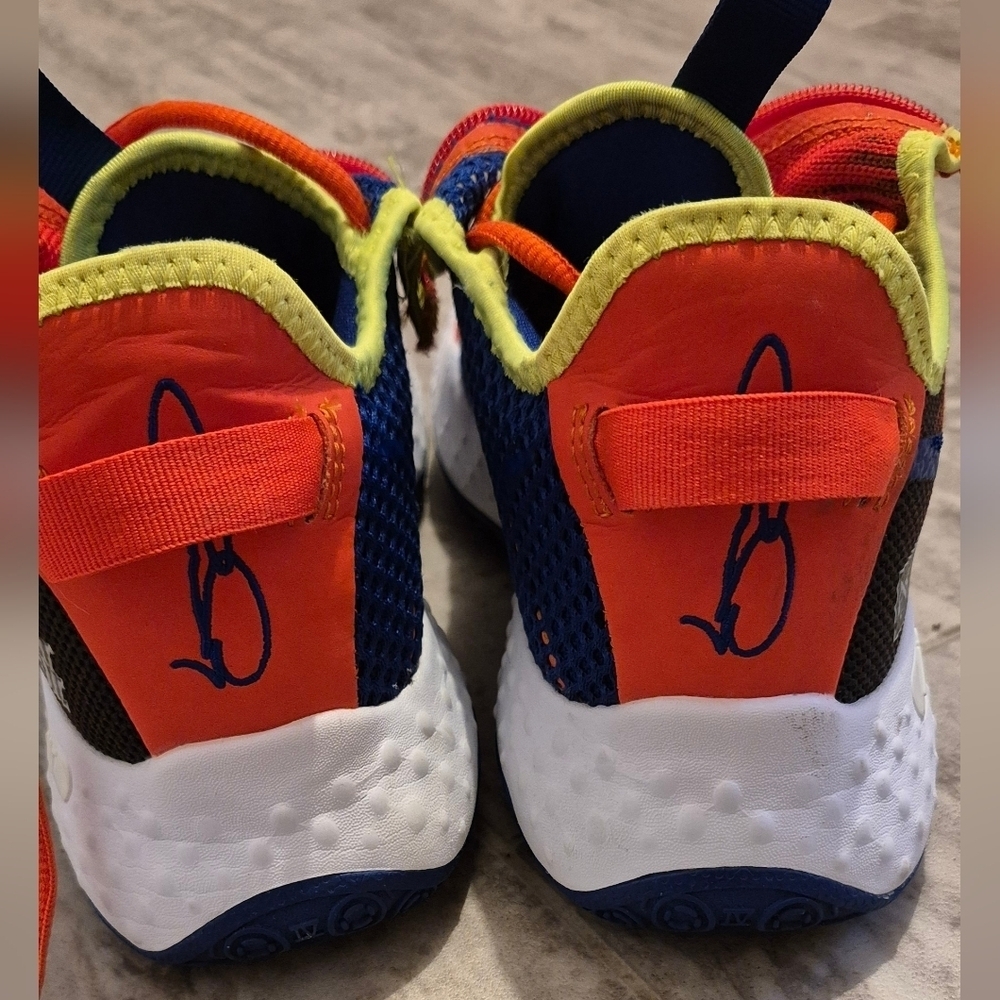 Nike Kids Sneakers in Vibrant Red and Blue - Picture 4 of 10